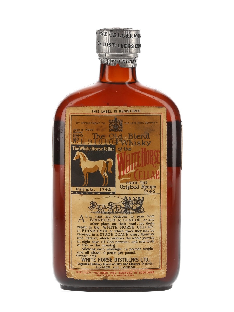 White Horse Bottled 1940 37.8cl / 40%