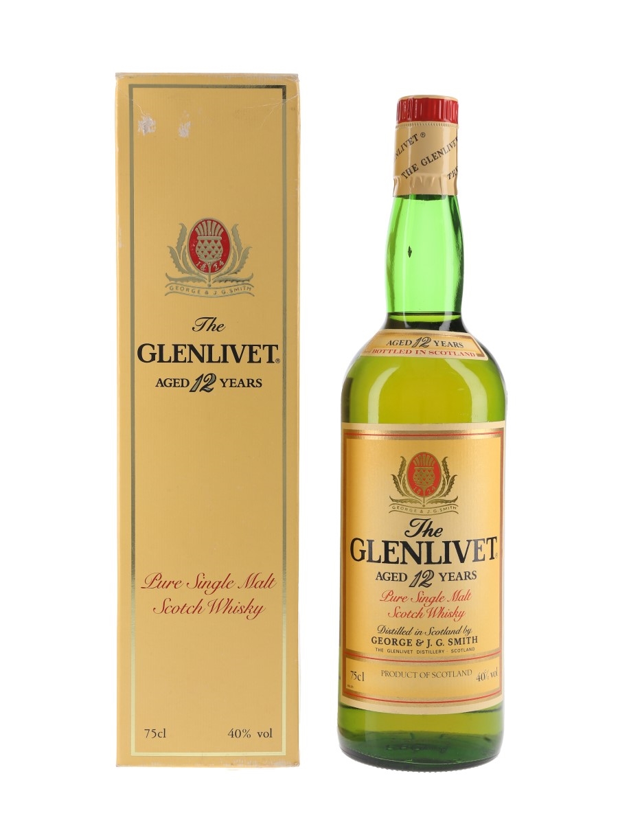 Glenlivet 12 Year Old Bottled 1980s 75cl / 40%