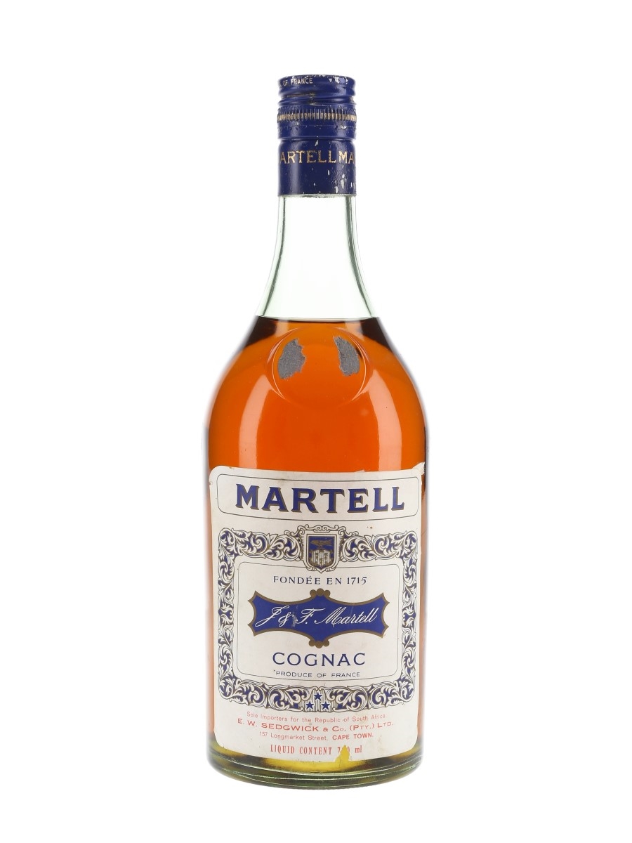 Martell 3 Star Bottled 1960s-1970s - South Africa 70cl