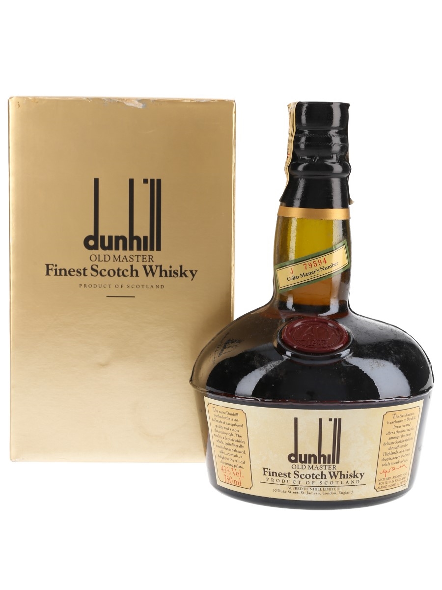 Dunhill Old Master Finest Scotch Whisky - Lot 102683 - Buy/Sell