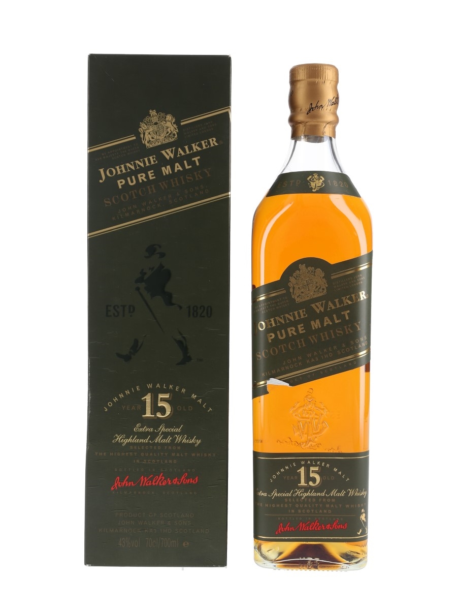 Johnnie Walker 15 Year Old Pure Malt Green Label 70cl / 43%