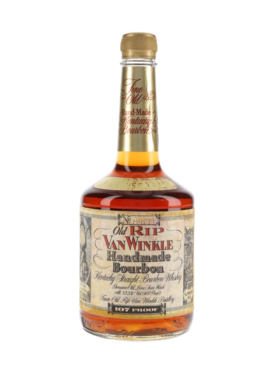 Old Rip Van Winkle 10 Year Old Handmade Bourbon Bottled 1990s - Stitzel-Weller 75cl / 53.5%