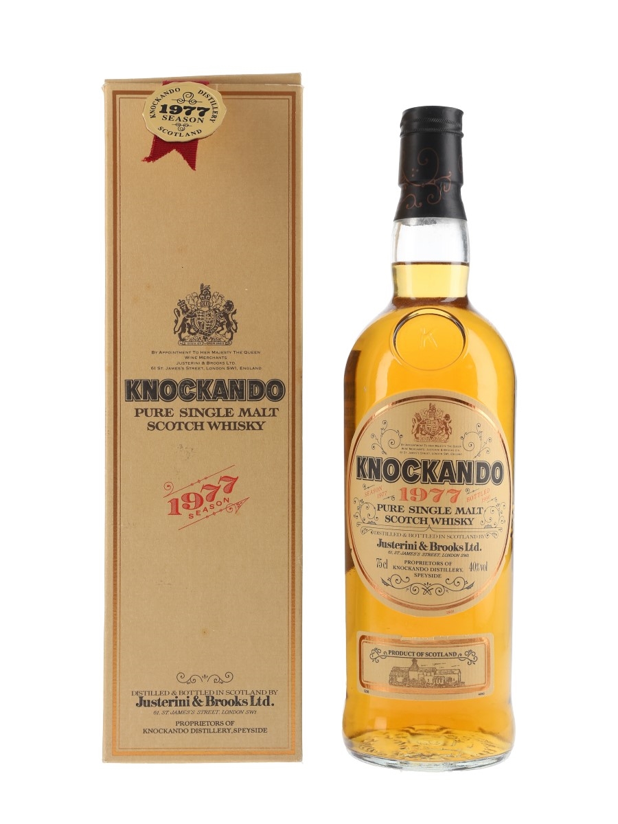 Knockando 1977 Bottled 1990 75cl / 40%