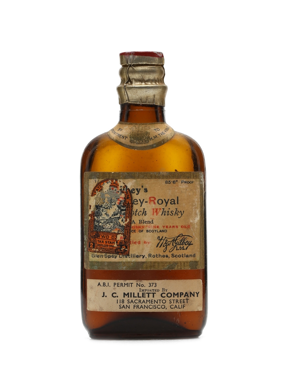 Gilbey's Spey-Royal 9 Years Old US Release Miniature