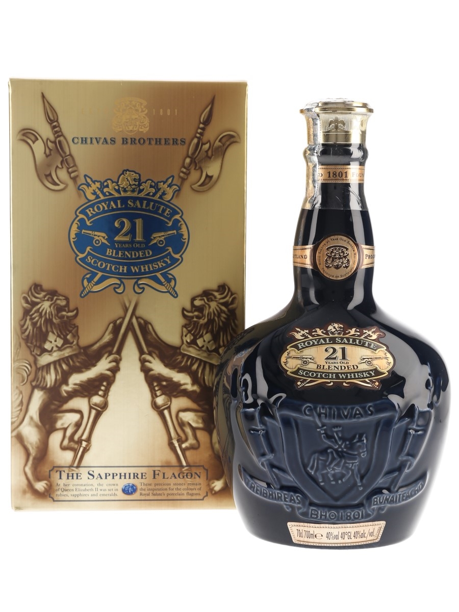 Royal Salute 21 Year Old Bottled 2009 - The Sapphire Flagon 70cl / 40%