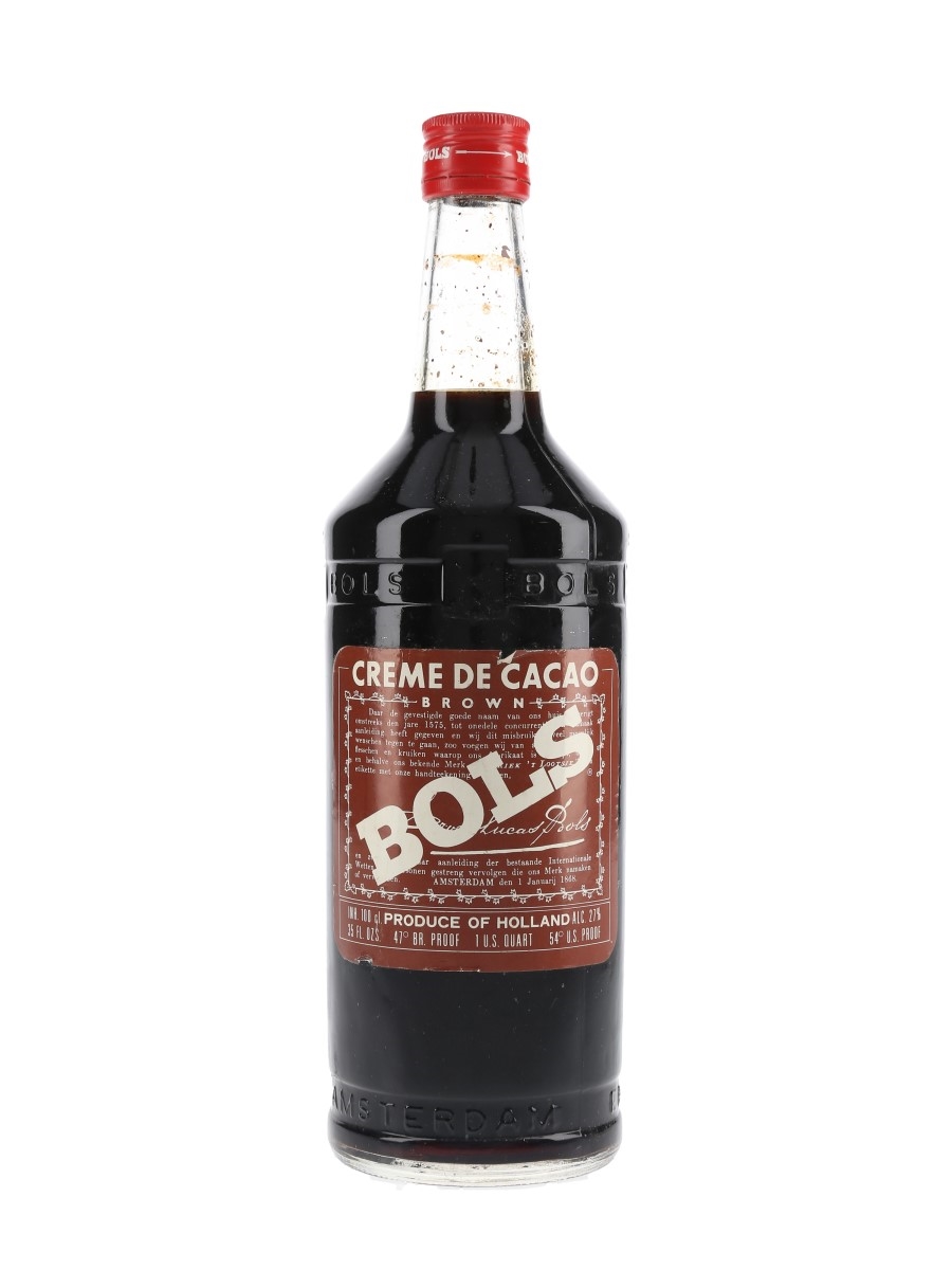 Bols Creme De Cacao Bottled 1970s 100cl / 27%