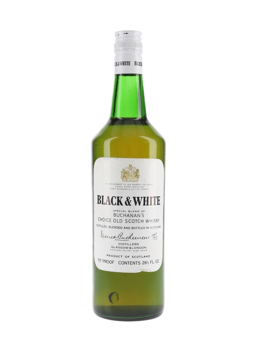 Buchanan's Black & White Bottled 1970s 75.7cl / 40%