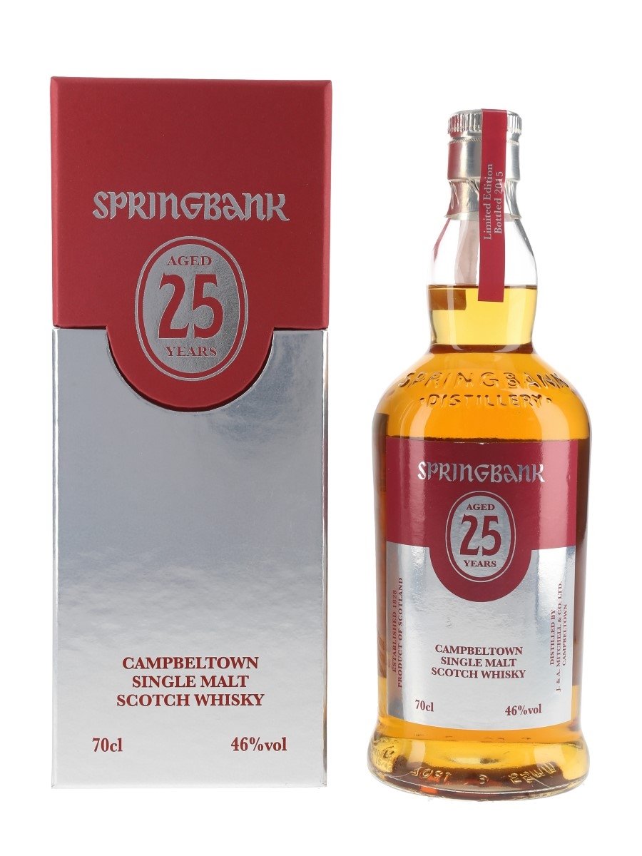 Springbank 25 Year Old Bottled 2015 70cl / 46%