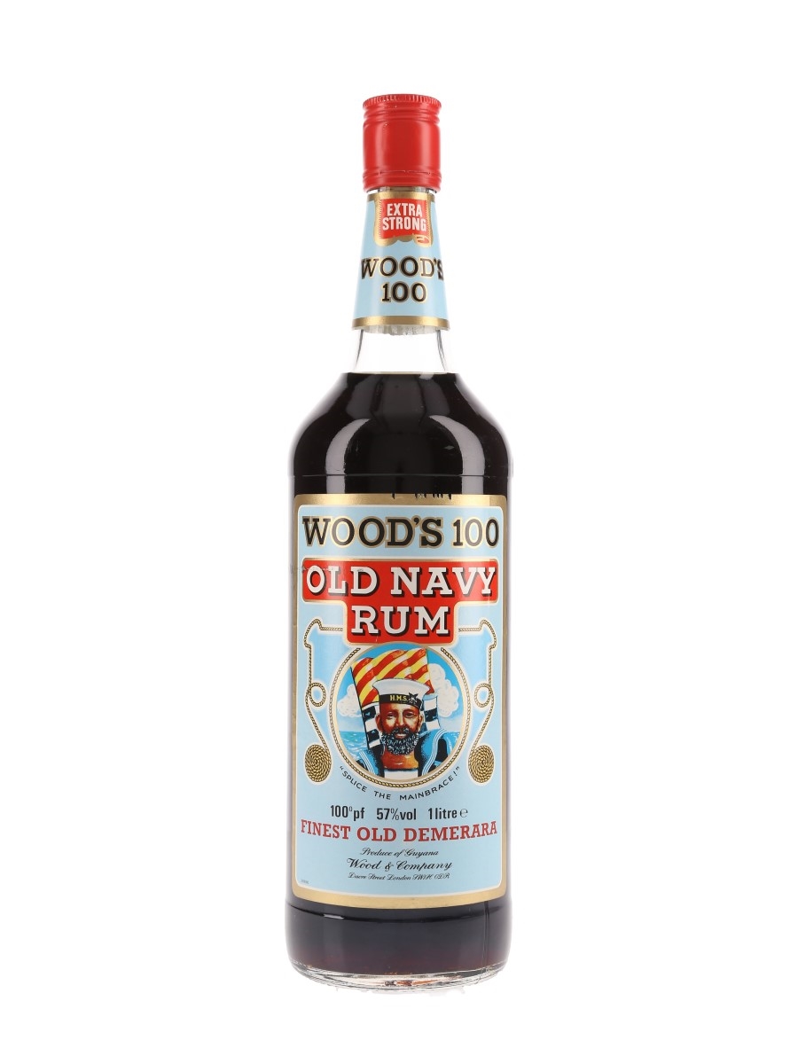 Wood's 100 Old Navy Rum Bottled 1980s - Guyana 100cl / 57%