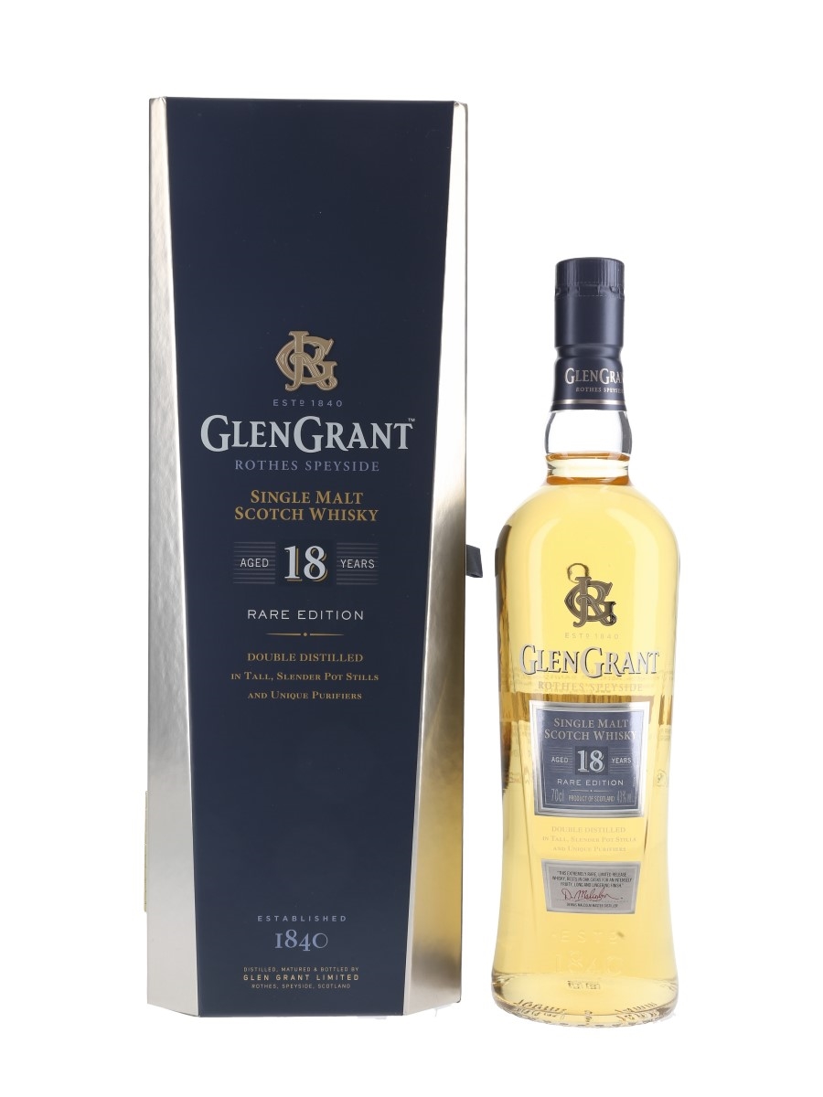Glen Grant 18 Year Old Rare Edition  70cl / 43%