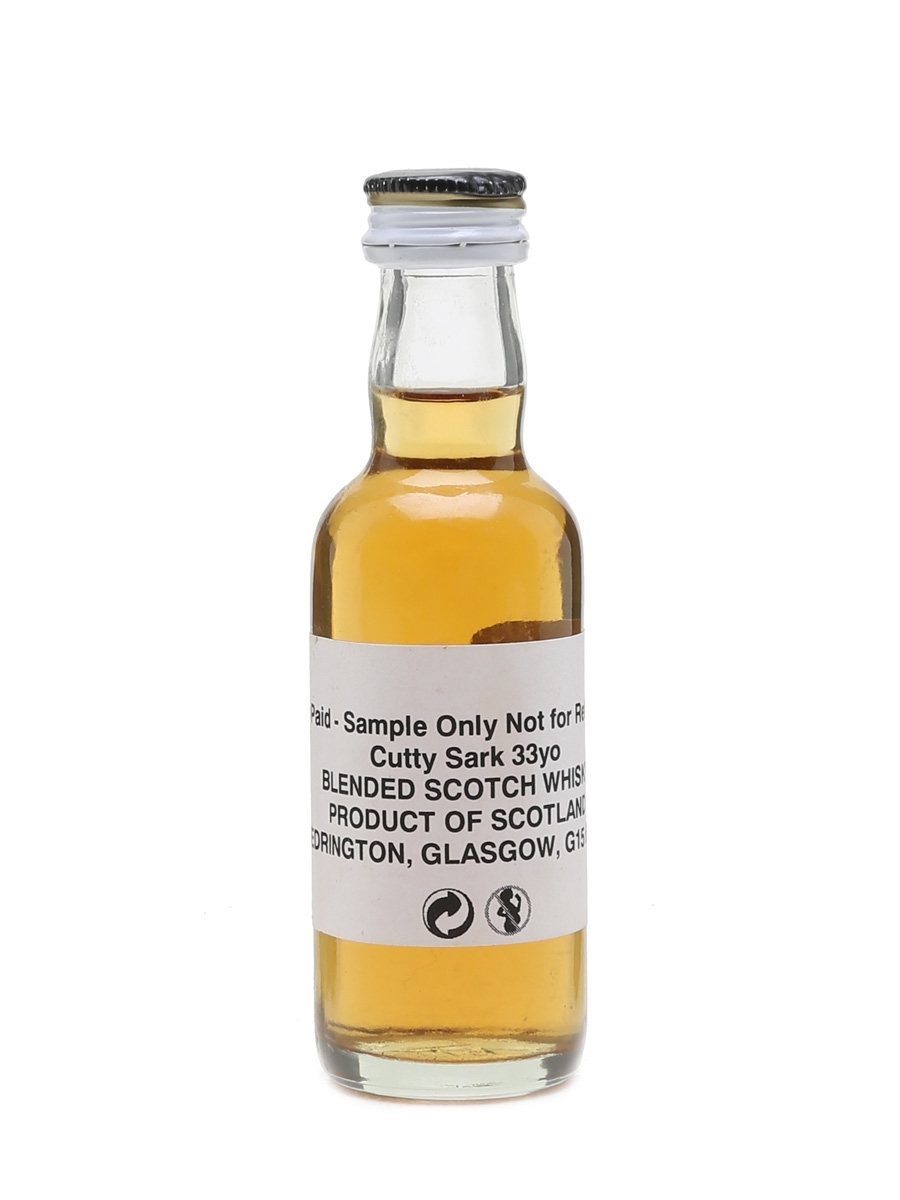 Cutty Sark 33 Year Old Trade Sample Miniature 5cl / 41.7%
