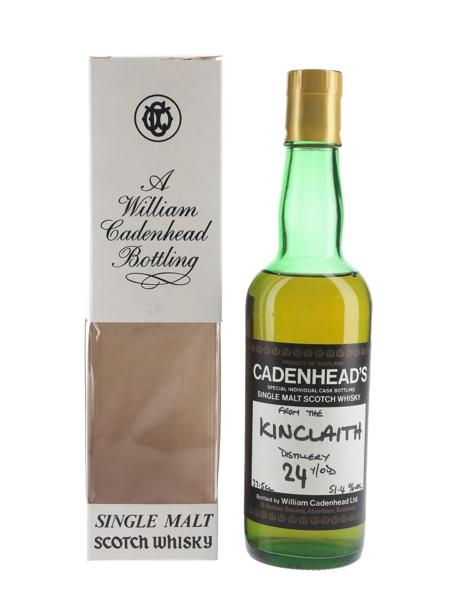 Kinclaith 24 Year Old Single Cask Cadenhead's 37.5cl / 51.4%