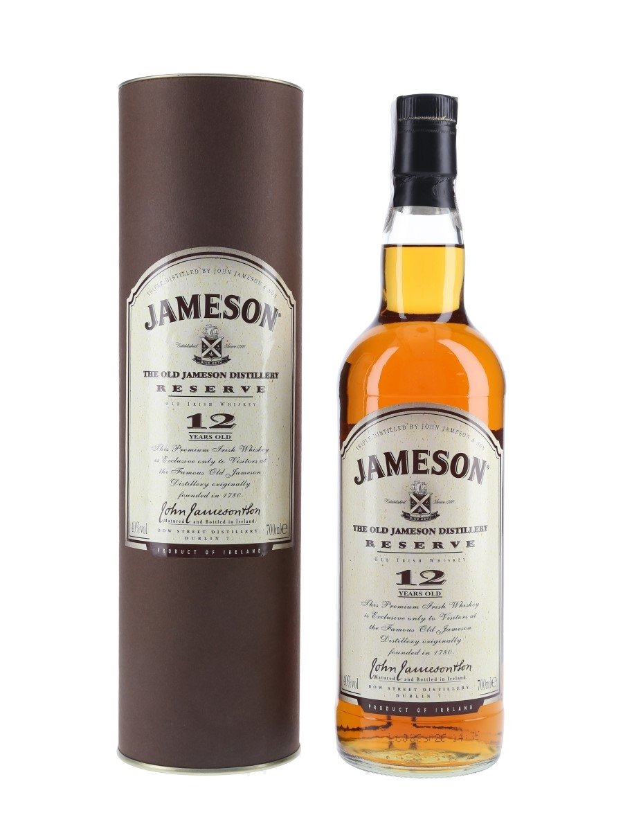 Jameson 12 Year Old Distillery Exclusive The Old Jameson Distillery Reserve 70cl / 40%