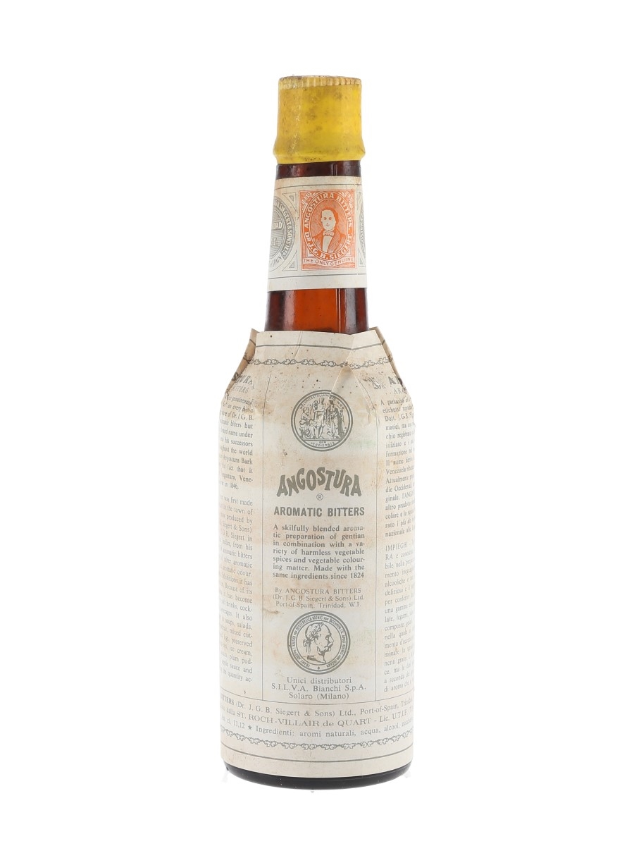 Angostura Aromatic Bitters Bottled 1970s - St Roch-Villair de Quart 25cl / 44.5%