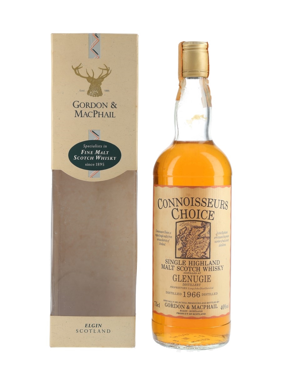 Glenugie 1966 Connoisseurs Choice Bottled 1990s - Gordon & MacPhail 75cl / 40%