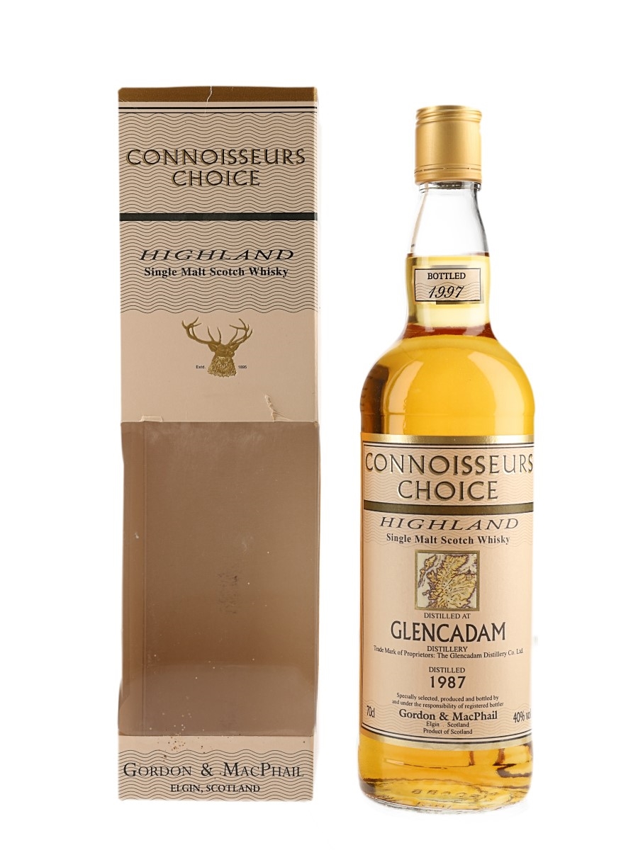 Glencadam 1987 Connoisseurs Choice Bottled 1997 - Gordon & MacPhail 70cl / 40%