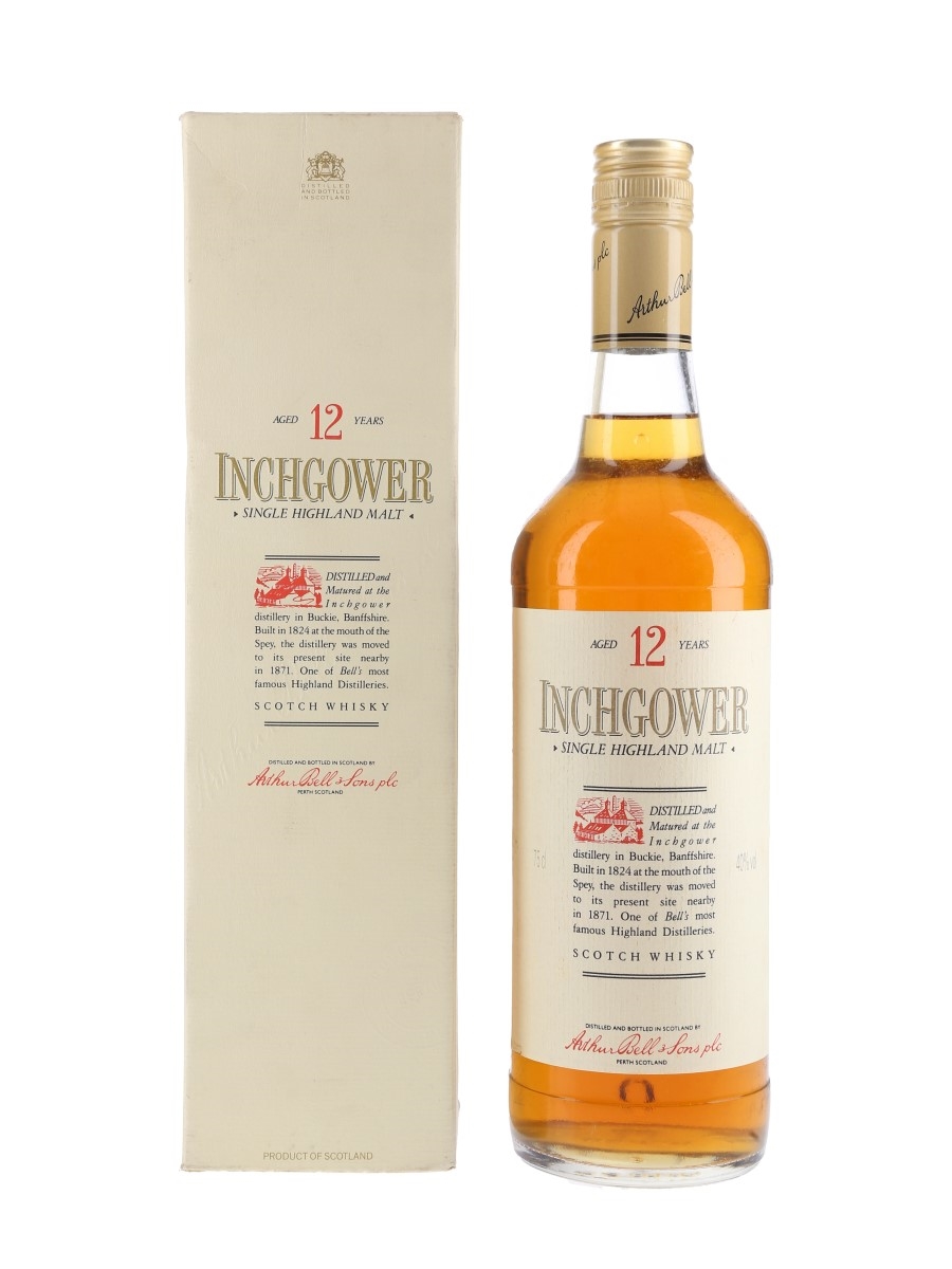Inchgower 12 Year Old Bottled 1980s 75cl / 40%