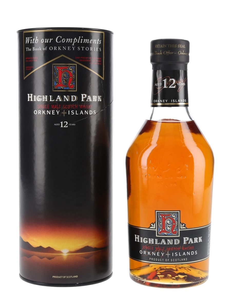 Highland Park 12 Year Old Bottled 1990s 70cl / 40%