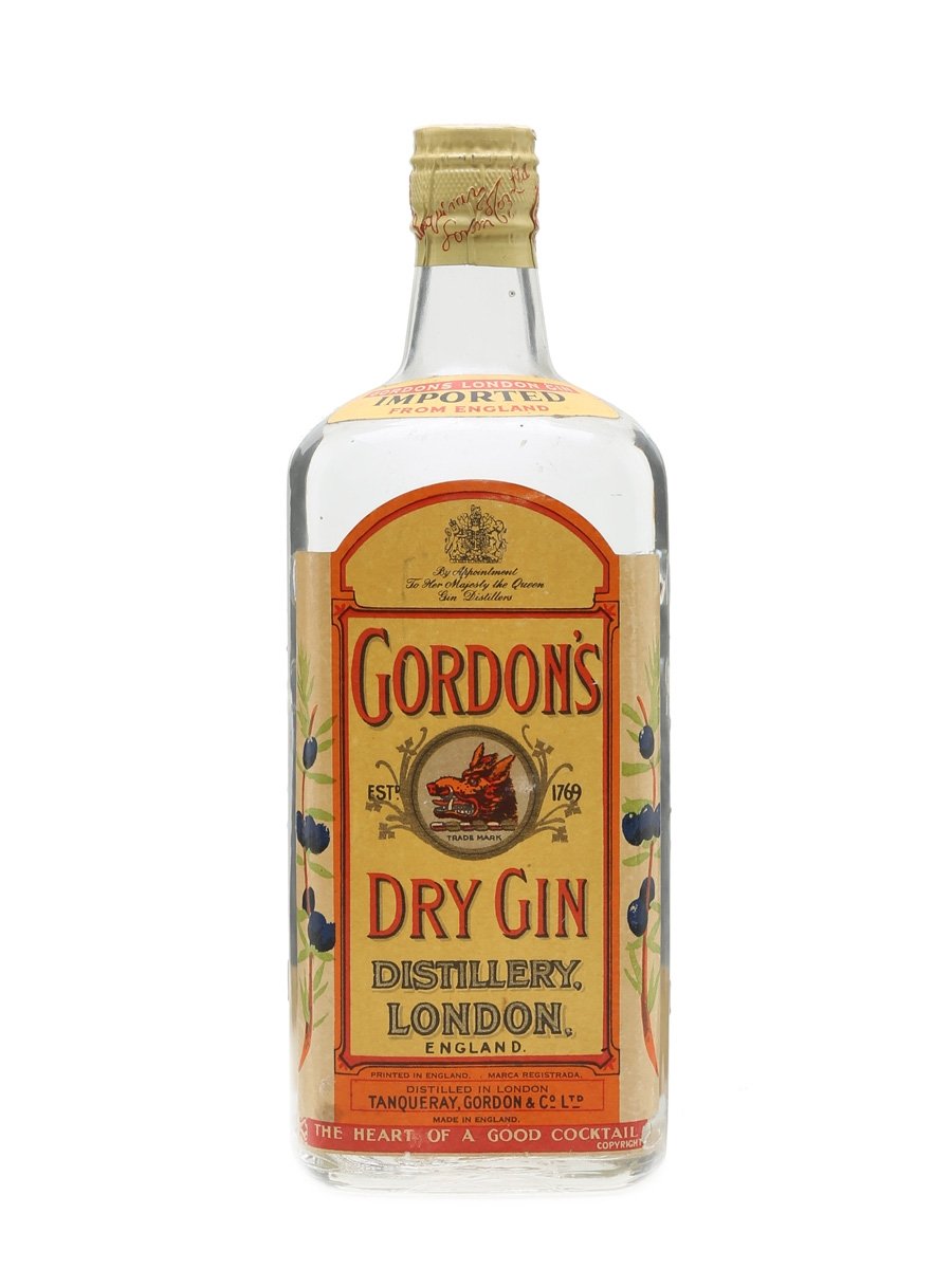 Gordon's Gin Spring Cap Export - Bottled 1960s 75cl / 43%