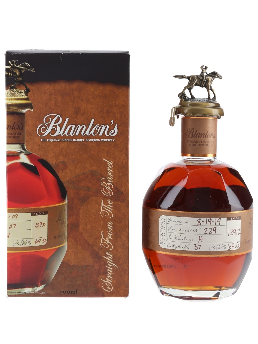 Blanton's Straight From The Barrel No. 229 Bottled 2019 70cl / 64.6%
