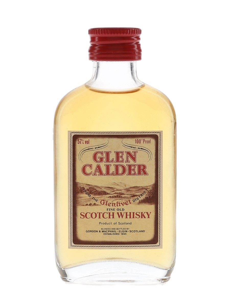 Glen Calder 100 Proof Bottled 1980s - Gordon & MacPhail 5cl / 57%