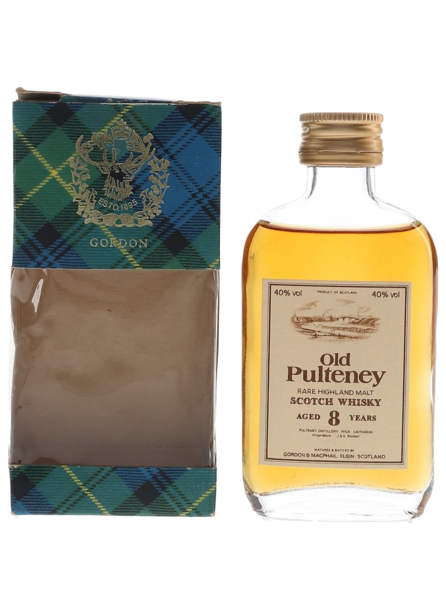 Old Pulteney 8 Year Old Bottled 1980s - Gordon & MacPhail 5cl / 40%