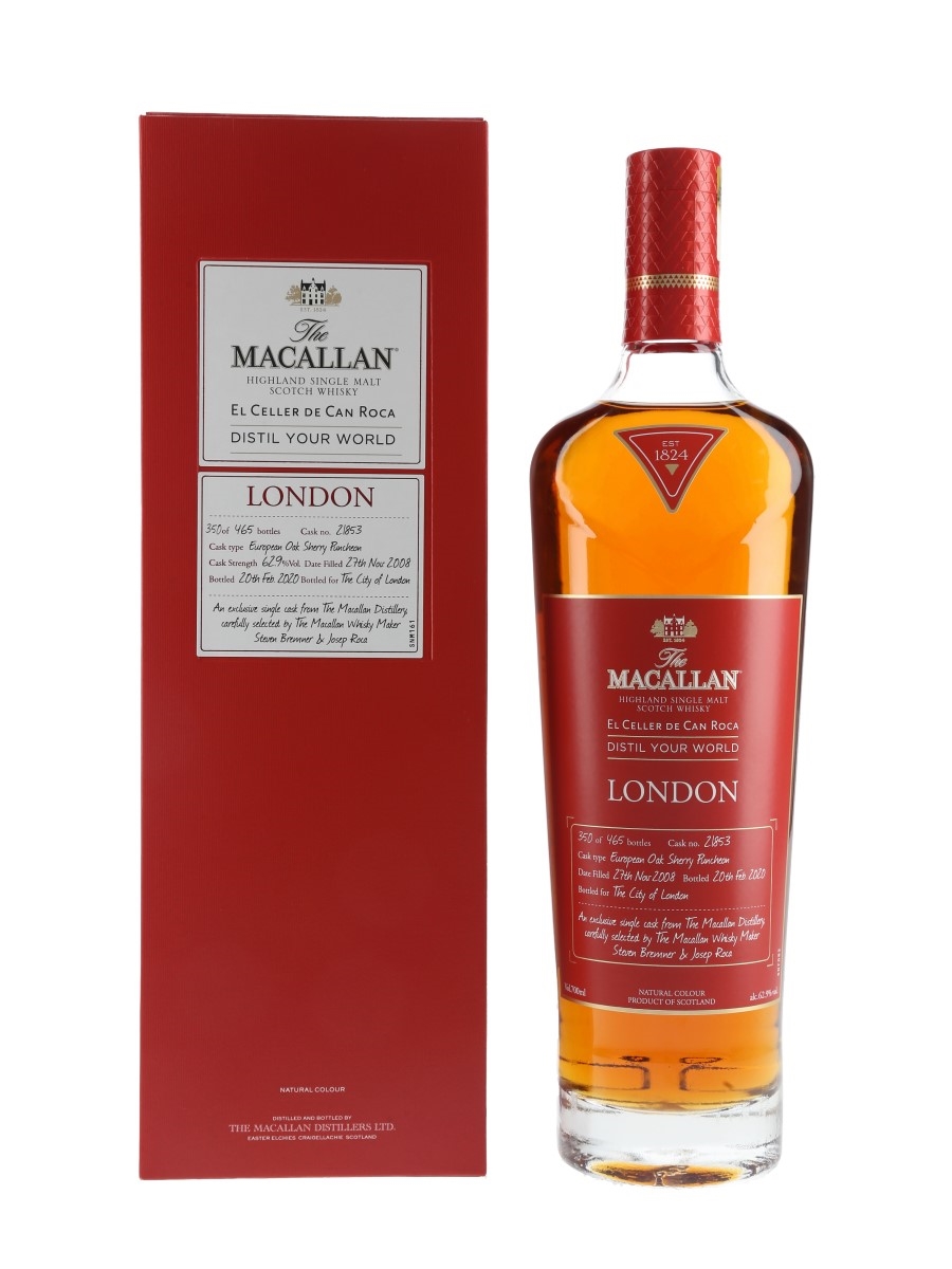 Macallan 2008 Distil Your World London Edition Bottled 2020 - Single Cask 70cl / 62.9%