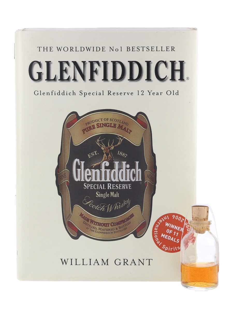 Glenfiddich 12 Year Old Special Reserve Book & Sample 3cl