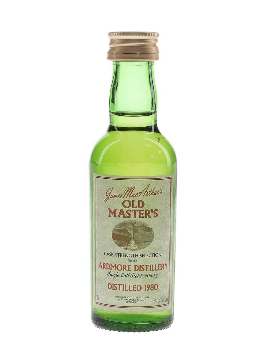 Ardmore 1980 James MacArthur's - Old Master's 5cl / 51.4%