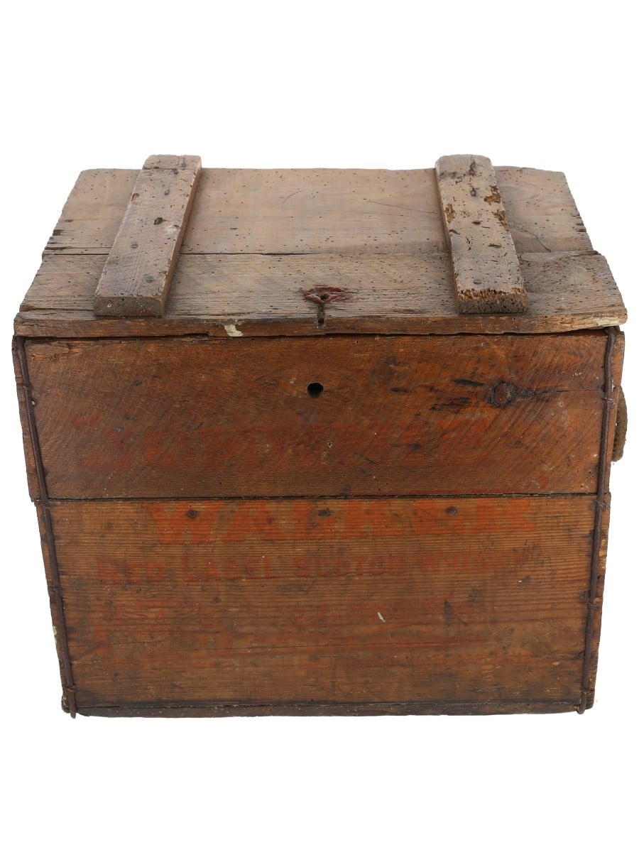 Johnnie Walker Red Label Wooden Crate - Lot 106072 - Buy/Sell