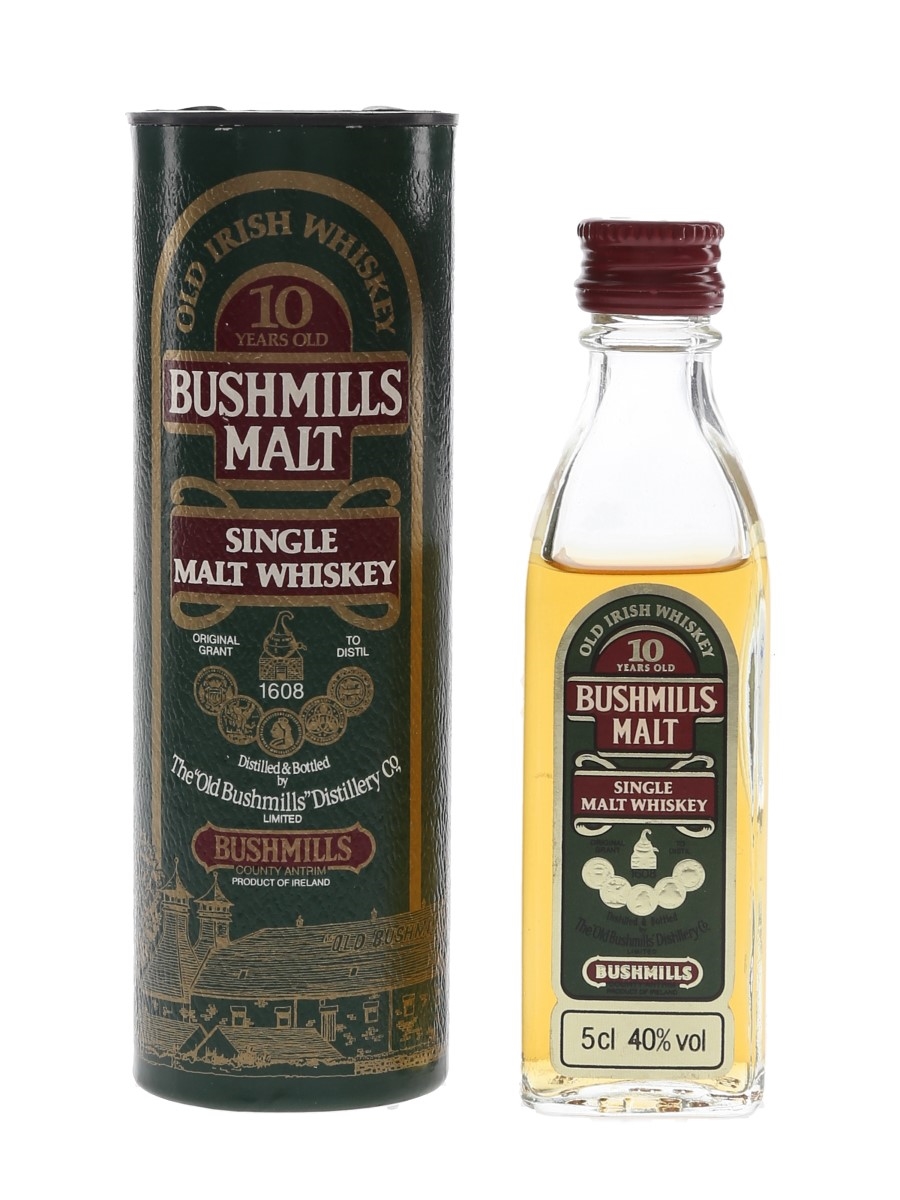 Bushmills 10 Year Old Bottled 1980s 5cl / 40%