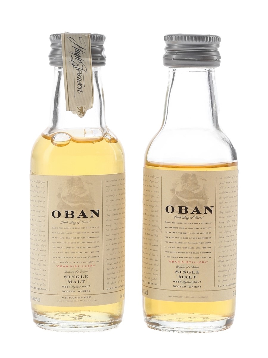 Oban 14 Year Old Bottled 1990s 2 x 5cl / 43%