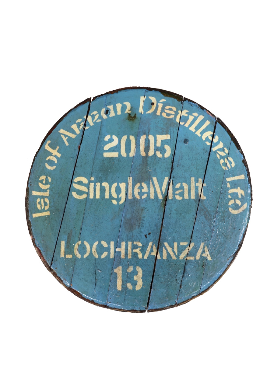 Isle Of Arran Distillers Ltd. 2005 Cask End  53cm Diameter