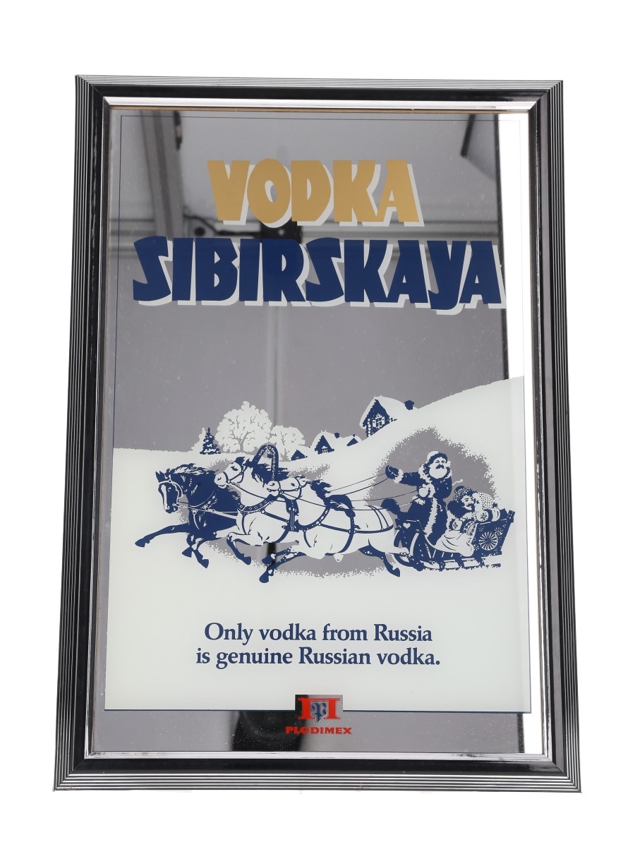 Sibirskaya Vodka Mirror Plodimex 34cm x 48cm
