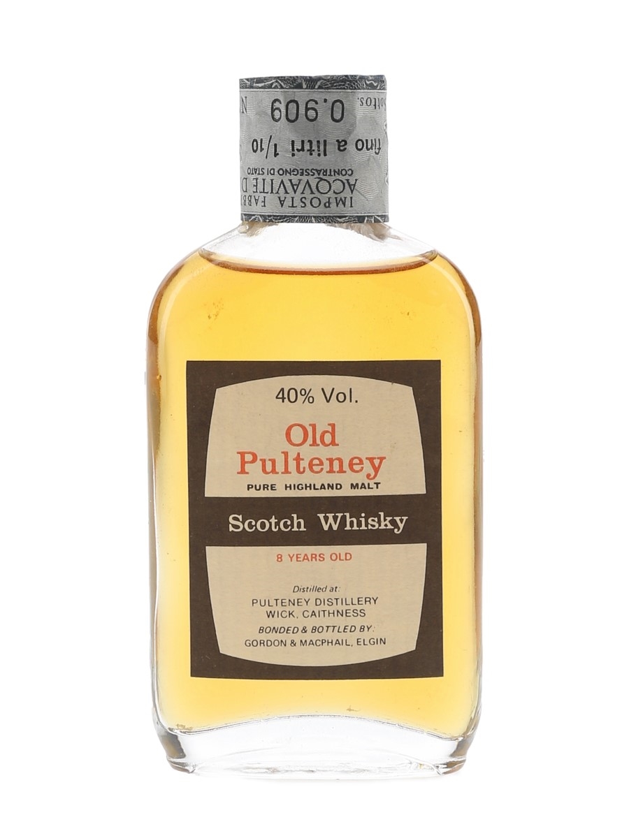 Old Pulteney 8 Year Old Bottled 1980s - Gordon & MacPhail 5cl / 40%