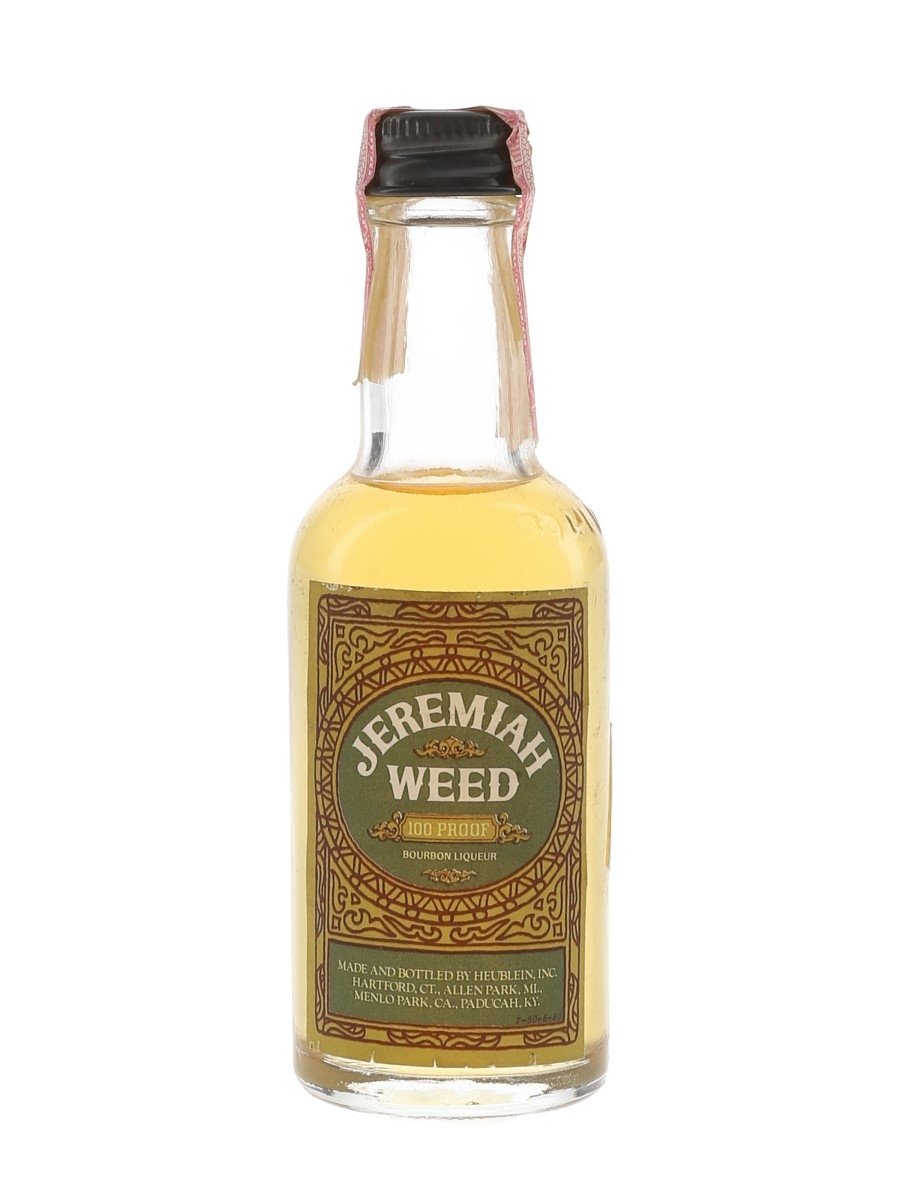 Jeremiah Weed Bourbon Liqueur Bottled 1980s 5cl / 50%