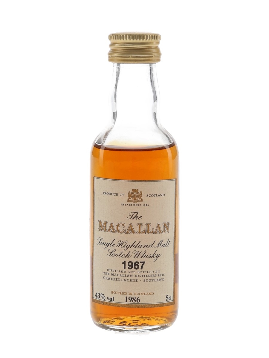 Macallan 1967 Bottled 1986 - Corade 5cl / 43%