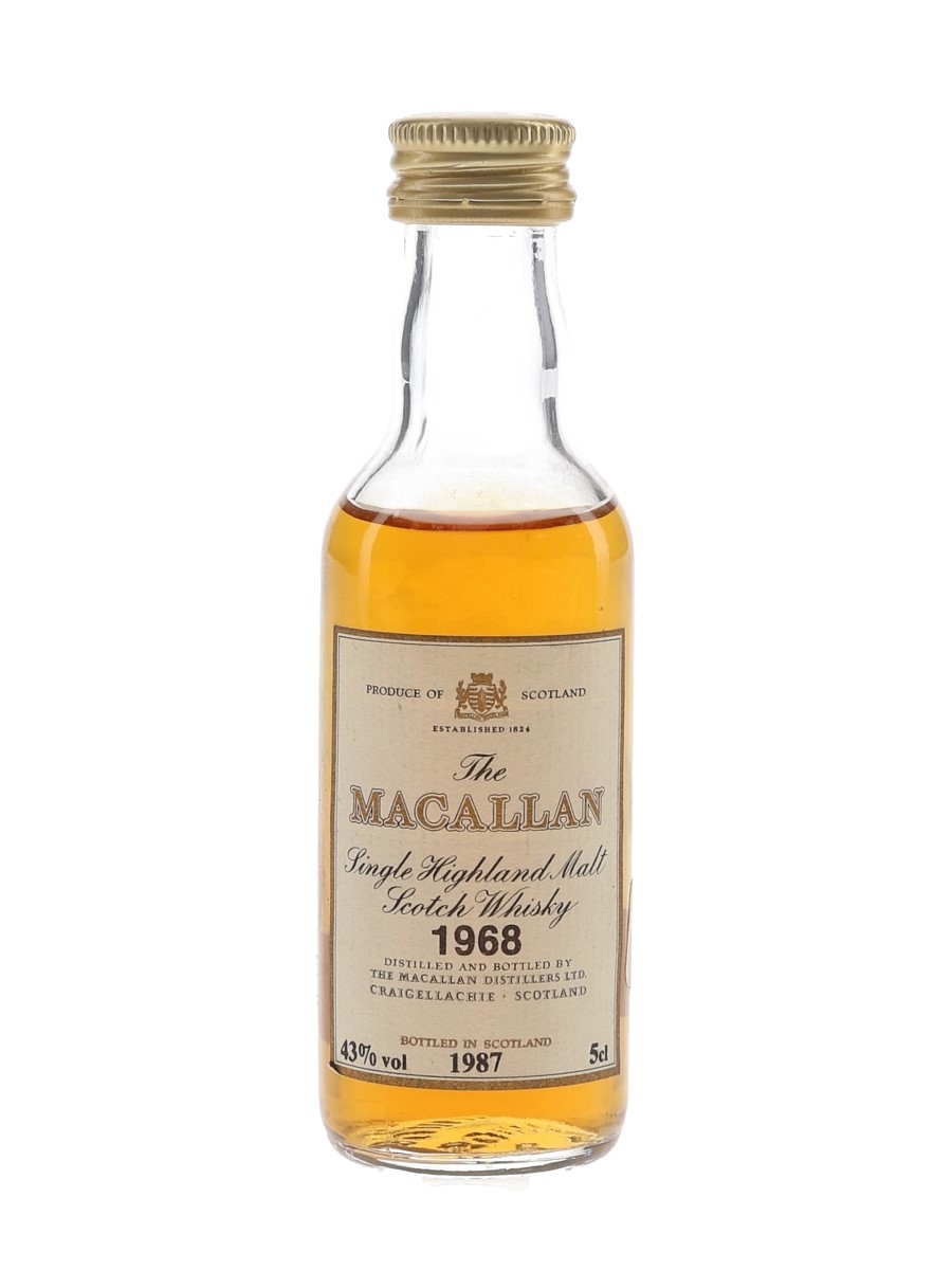 Macallan 1968 Bottled 1987 - Corade 5cl / 43%