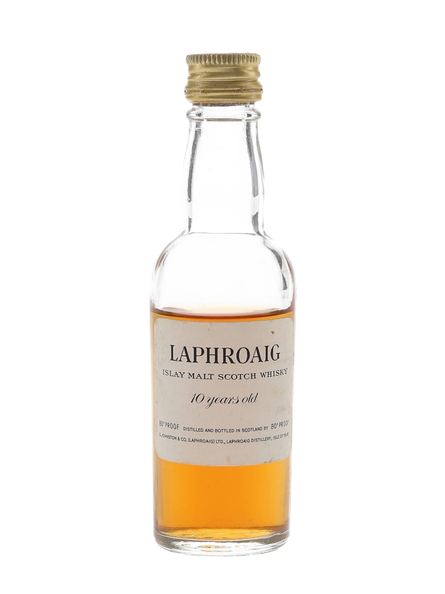 Laphroaig 10 Year Old Bottled 1960s 5cl / 46%