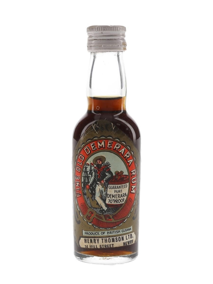 Henry Thomson Fine Old Demerara Rum Bottled 1960s 7cl / 40%