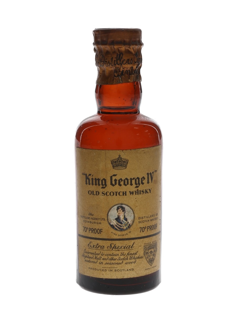 King George IV Spring Cap Bottled 1950s-1960s 5cl / 40%