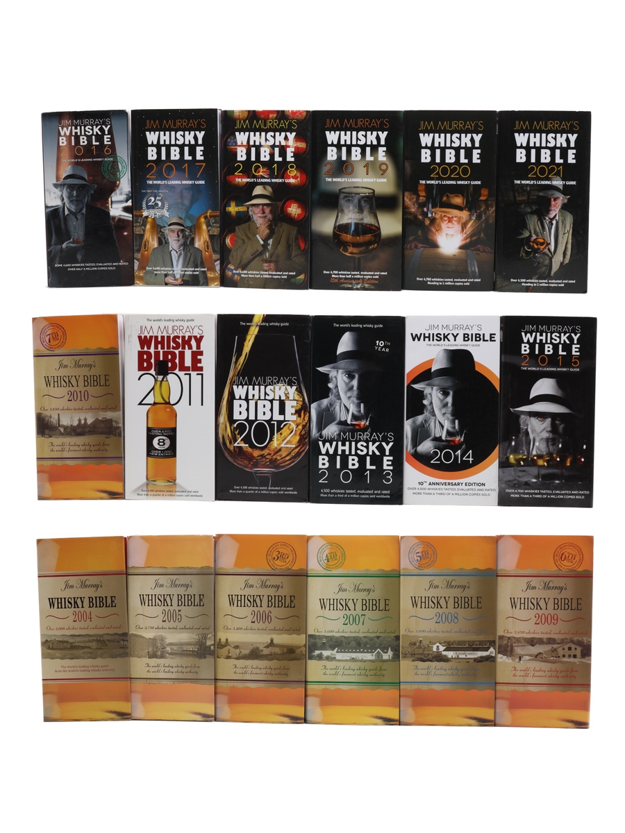 Jim Murray's Whisky Bible Complete Set 2004-2021  