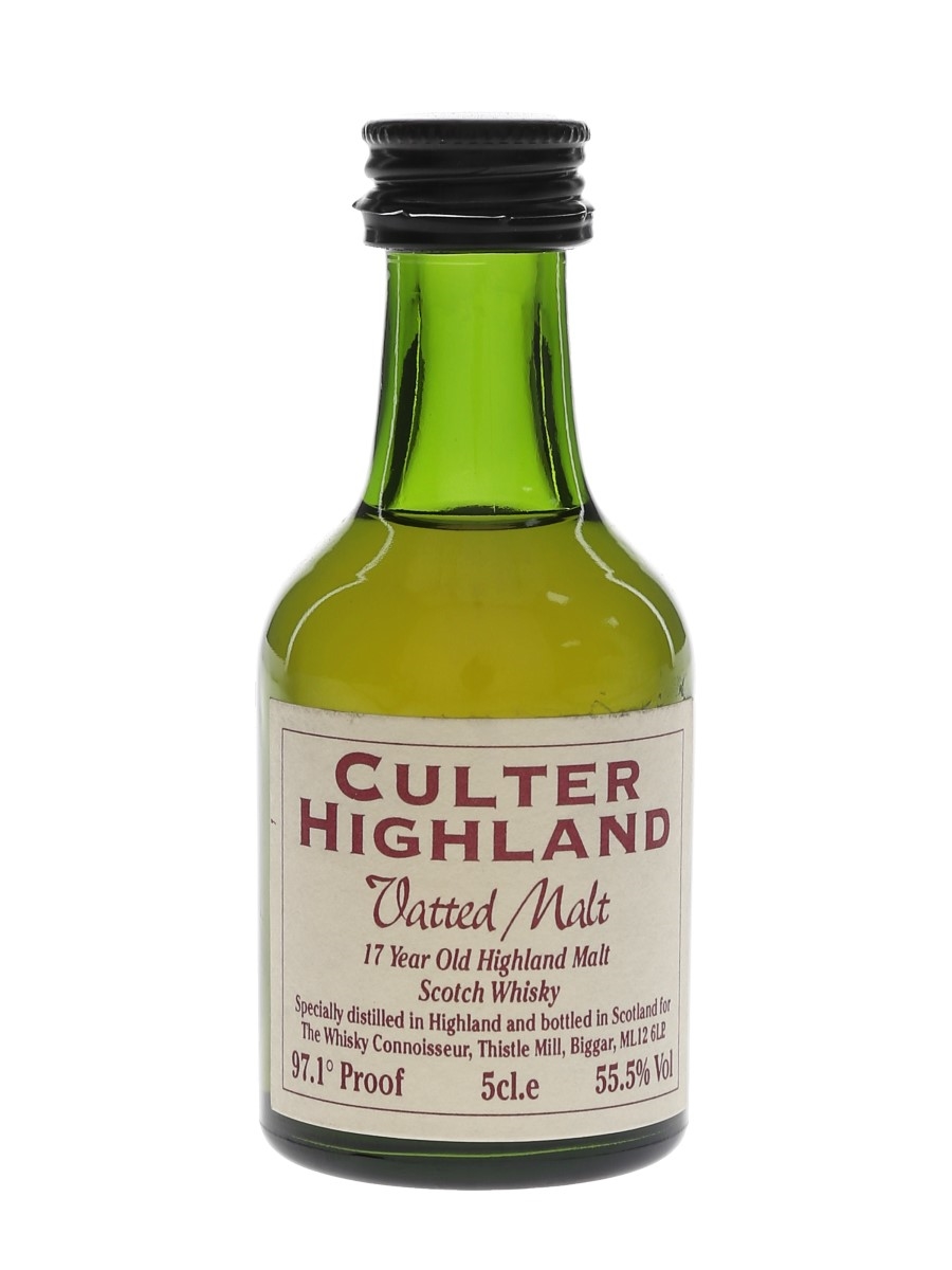 Culter Highland 17 Year Old Vatted Malt The Whisky Connoisseur 5cl / 55.5%