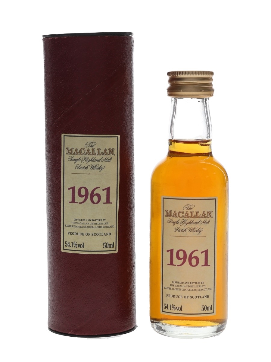 Macallan 1961 Bottled 2001 5cl / 54.1%