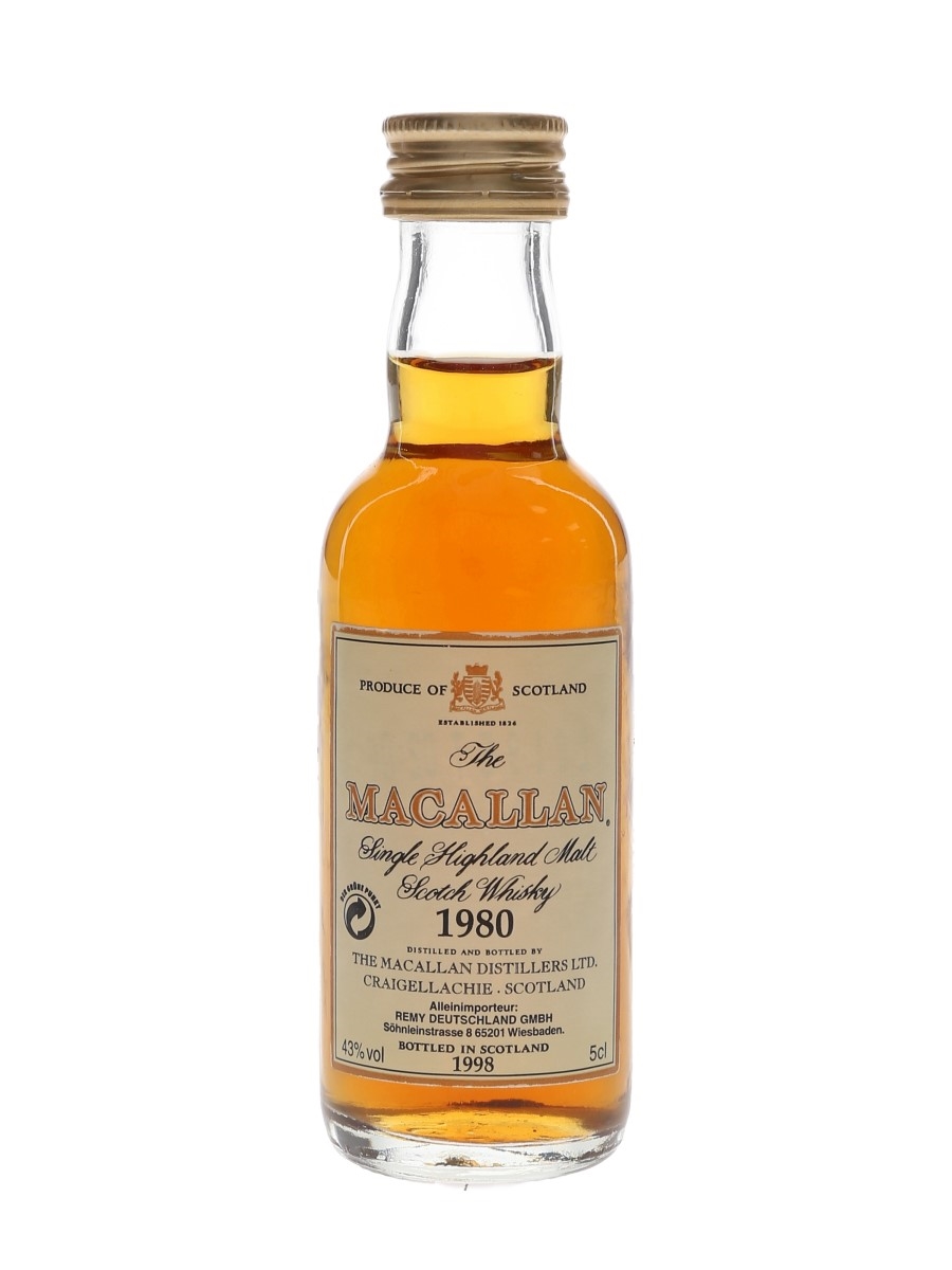 Macallan 1980 Bottled 1998 - Remy Deutschland 5cl / 43%