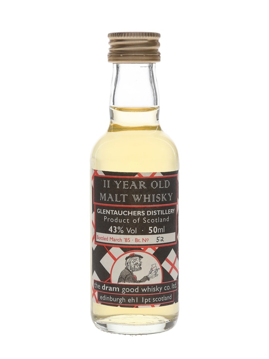 Glentauchers 11 Year Old Bottled 1985 - The Dram Good Whisky Co. Ltd. 5cl / 43%