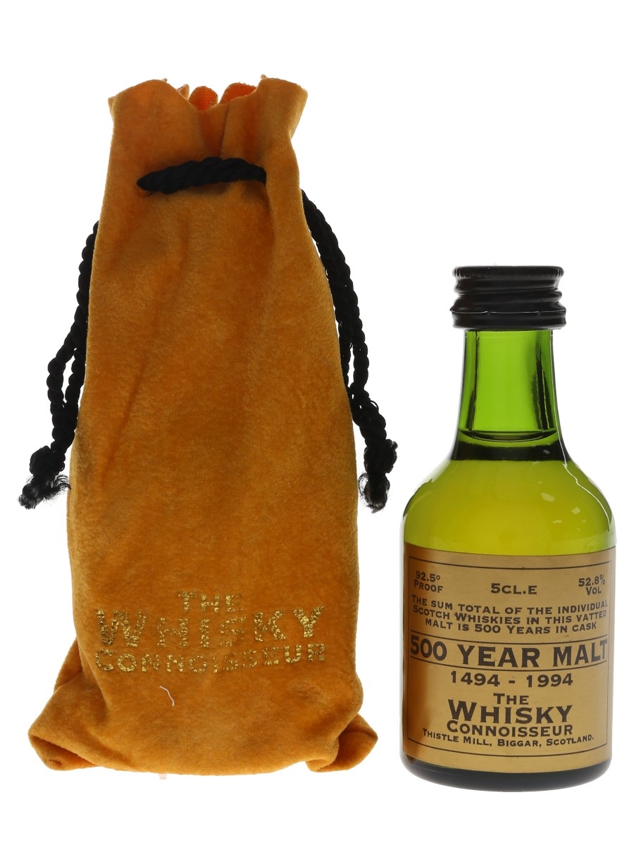 The Whisky Connoisseur 500 Year Malt 1494-1994  5cl / 52.8%
