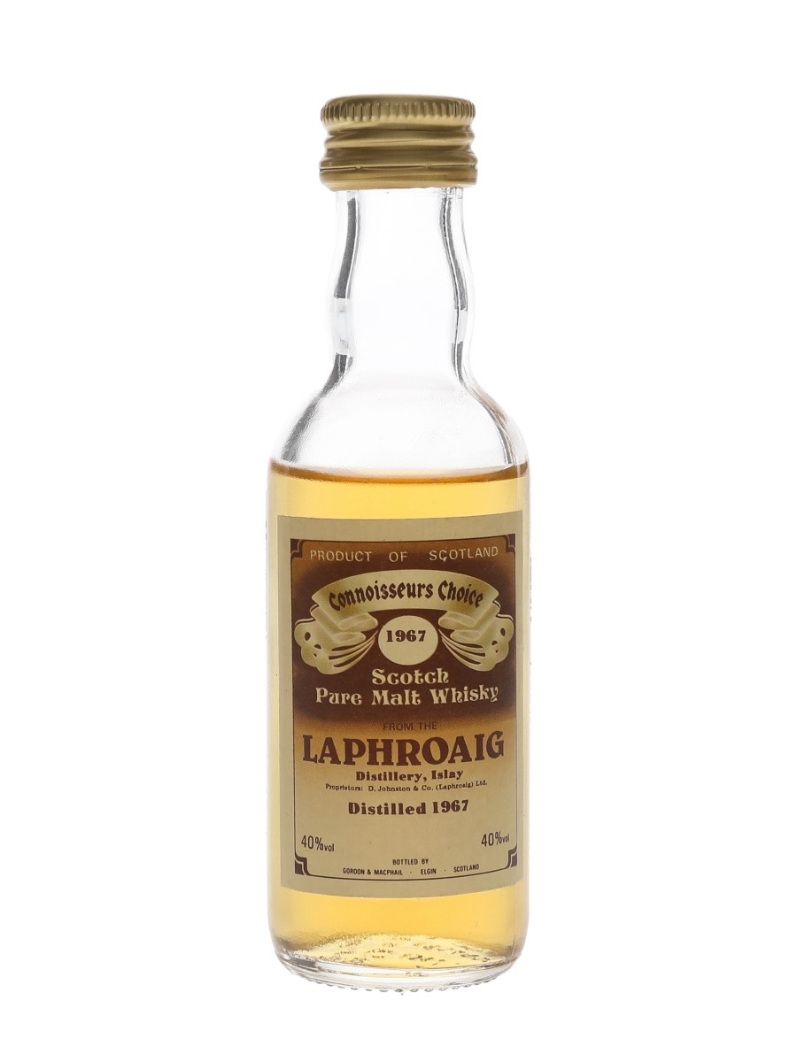 Laphroaig 1967 Connoisseurs Choice Bottled 1980s - Gordon & MacPhail 5cl / 40%