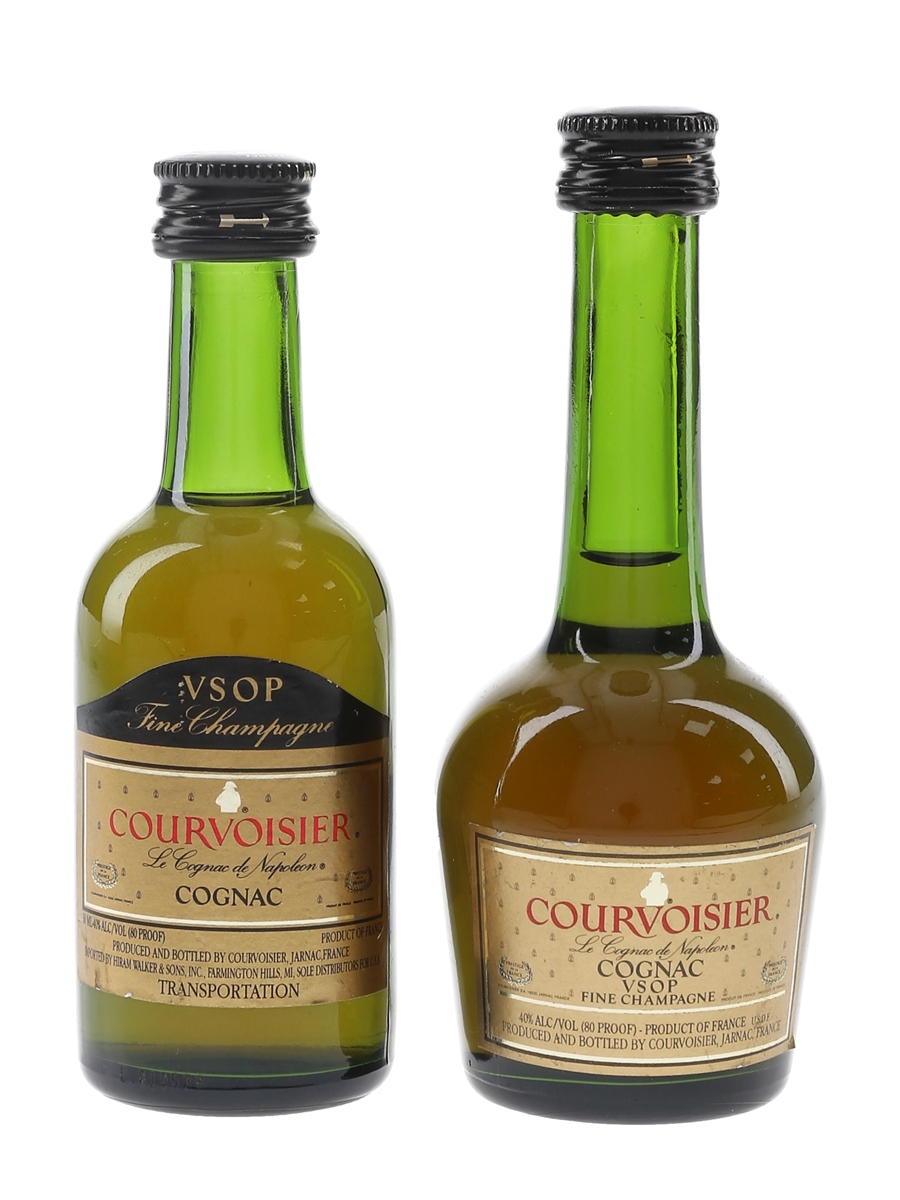 Courvoisier VSOP Bottled 1990s 2 x 5cl / 40%