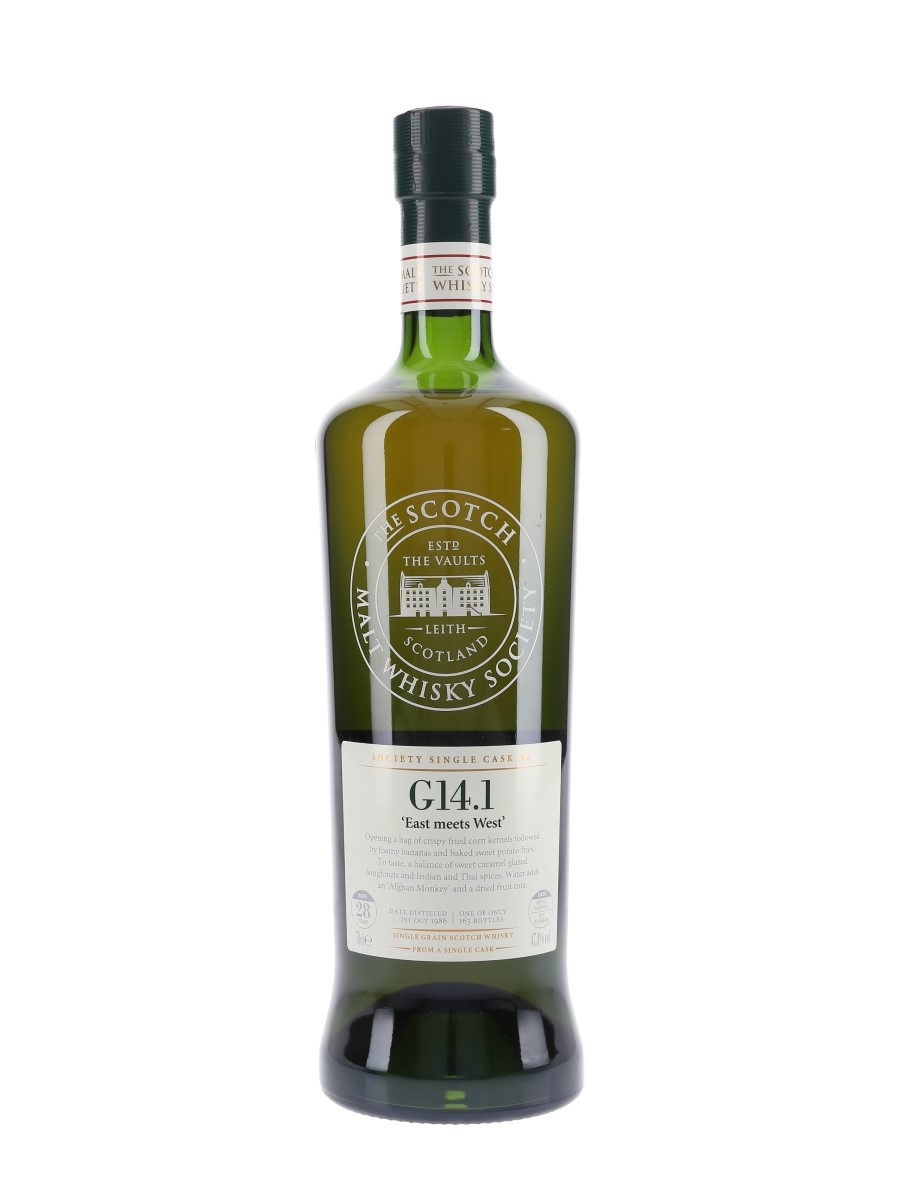 SMWS G14.1 East Meets West Dumbarton 1986 28 Year Old 70cl / 47.8%